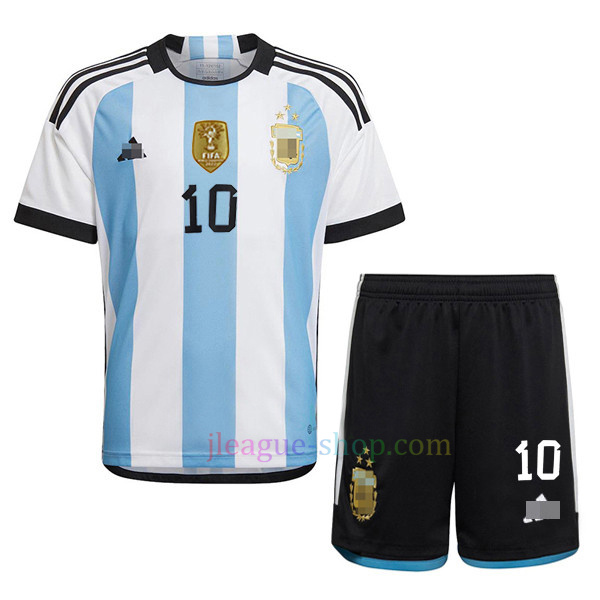 【正規品】リオネル・メッシ アルゼンチン代表22-23 ホームユニフォーム adidas（アディダス） キッズ ＃10 リオネル・メッシ サッカー ウェア