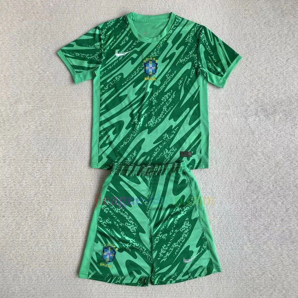 ブラジル代表ゴールキーパーユニフォーム2024キッズ緑 - J League Shop